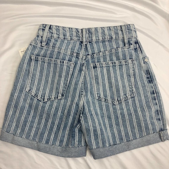Free People High Waisted Paperbag Jean Shorts - Picture 3 of 6